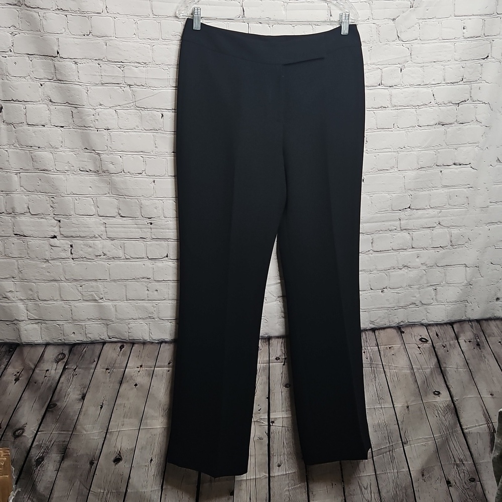 Tahari Black Dress Pants Straight Leg Size 10